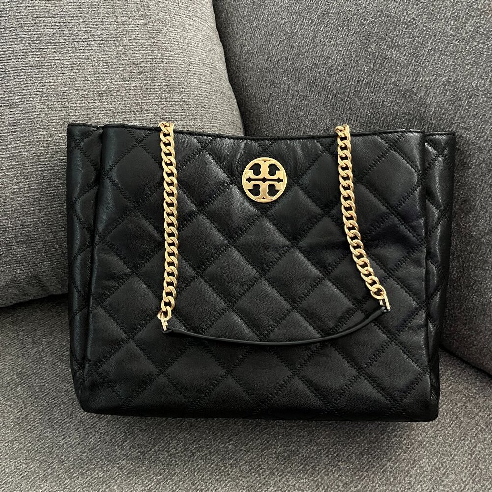 NWT Tory Burch style 137411 Willa Tote Bag Black